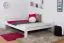 Jugendbett "Easy Premium Line" K5, 160 x 200 cm Buche Vollholz massiv weiß lackiert
