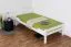 Einzelbett / Gästebett "Easy Premium Line" K1/ Voll, 90 x 190 Buche weiß lackiert