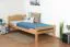 Einzelbett / Gästebett "Easy Premium Line" K1/ Voll, 90 x 190 cm Buche Vollholz massiv Natur