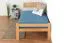 Einzelbett / Gästebett "Easy Premium Line" K1/ Voll, 90 x 190 cm Buche Vollholz massiv Natur