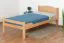 Kinderbett / Jugendbett "Easy Premium Line" K1/ Voll, 90 x 190 cm Buche Vollholz massiv Natur