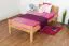 Kinderbett / Jugendbett "Easy Premium Line" K1/ Voll, 90 x 190 cm Buche Vollholz massiv Natur