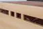 Jugendbett "Easy Premium Line" K8/1 inkl. 1 Abdeckblende, 180 x 200 cm Buche Vollholz massiv Natur