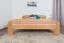 Doppelbett / Gästebett Wooden Nature 140 Buche massiv Natur, inkl. Lattenrost - 160 x 200 cm (B x L)
