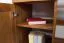 Schreibtisch Kiefer massiv Vollholz Eichefarben 004 - Abmessung 74 x 136 x 55 cm (H x B x T)