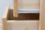Kommode Kiefer massiv Vollholz natur 032 - Abmessung 122 x 40 x 42 cm (H x B x T)