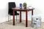 Tisch Kiefer massiv Vollholz Walnussfarben Junco 235A (rund) - Durchmesser 100 cm