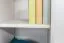 Kommode Kiefer massiv Vollholz weiß lackiert 031 - Abmessung 122 x 40 x 47 cm (H x B x T)