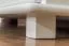 Kleiderschrank Kiefer Vollholz massiv weiß lackiert 017 - Abmessung 190 x 120 x 60 cm (H x B x T)