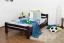 Jugendbett "Easy Premium Line" K4, 120 x 200 cm Buche Vollholz massiv schokobraun lackiert