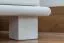 Vitrine Kiefer massiv Vollholz weiß lackiert B013 - Abmessung 190 x 40 x 42 cm (H x B x T)
