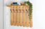 Garderobe Kiefer massiv Vollholz Erlefarben Junco 350 – Abmessungen: 80 x 81 x 28,5 cm (H x B x T)
