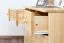 Kommode Kiefer massiv Vollholz natur Junco 174 - Abmessung 78 x 121 x 42 cm (H x B x T)