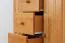 Kommode Kiefer massiv Vollholz Erlefarben Junco 176 – Abmessungen: 100 x 90 x 60 cm (H x B x T)