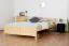 Kinderbett / Jugendbett Kiefer massiv Vollholz natur 79, inkl. Lattenrost - 140 x 200 cm (B x L)