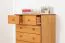 Kommode Kiefer massiv Vollholz Erlefarben Junco 134 – Abmessungen: 117 x 80 x 42 cm (H x B x T)