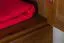 Kleiderschrank Kiefer Vollholz massiv Eichefarben 009 - Abmessung 190 x 80 x 60 cm (H x B x T)