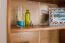 Bücherregal Kiefer massiv Vollholz Eichefarben B003 - Abmessung 190 x 80 x 42 cm (H x B x T)
