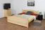 Jugendbett Kiefer massiv Vollholz natur 81, inkl. Lattenrost - 160 x 200 cm (B x L)