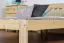 Jugendbett Kiefer massiv Vollholz natur 75, inkl. Lattenrost - 160 x 200 cm (B x L)