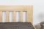 Jugendbett Kiefer massiv Vollholz natur 75, inkl. Lattenrost - 160 x 200 cm (B x L)