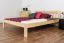 Jugendbett Kiefer massiv Vollholz natur 75, inkl. Lattenrost - 160 x 200 cm (B x L)