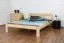 Jugendbett Kiefer massiv Vollholz natur 75, inkl. Lattenrost - 160 x 200 cm (B x L)