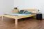 Jugendbett Kiefer massiv Vollholz natur 75, inkl. Lattenrost - 160 x 200 cm (B x L)