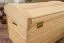 Truhe Kiefer massiv Vollholz natur 004 – Abmessung 47 x 43 x 67 cm (H x B x T)