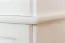 Vitrine Kiefer massiv Vollholz weiß Junco 37 - Abmessung 195 x 102 x 42 cm