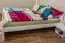 Jugendbett Kiefer massiv Vollholz weiß 81, inkl. Lattenrost - Abmessung 180 x 200 cm