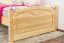 Kinderbett / Jugendbett Kiefer massiv Vollholz natur 82, inkl. Lattenrost - 100 x 200 cm (B x L)