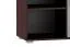 Regal Tabubil 19, Farbe: Wenge / Grau - Abmessungen: 145 x 80 x 41 cm (H x B x T)