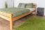 Jugendbett "Easy Premium Line" K35 aus Buche Vollholz massiv Natur, schlichtes Einzelbett, Liegefläche 140 x 200 cm, inkl. Rollrost, langlebig und stabil