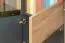 Kommode Vaitele 28, Farbe: Anthrazit Hochglanz / Walnuss - 88 x 167 x 45 cm (H x B x T)