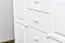 Kommode Kiefer massiv Vollholz Weiß Junco 164 – Abmessungen: 100 x 121 x 41 cm (H x B x T)