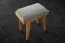 Hocker Otago 31 Wildeiche massiv geölt - Abmessungen: 53 x 51 x 35 cm (H x B x T)