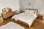 Doppelbett Masterton 01 Kernbuche massiv geölt - Liegefläche: 200 x 200 cm (B x L)