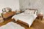 Doppelbett Masterton 02 Kernbuche massiv geölt - Liegefläche: 200 x 200 cm (B x L)
