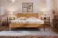 Einzelbett / Gästebett Wellsford 01 Wildeiche massiv geölt - Liegefläche: 90 x 200 cm (B x L)
