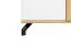 Schrank Riemst 02, Farbe: Eiche / Weiß - Abmessungen: 194 x 60 x 40 cm (H x B x T)