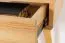 Schreibtisch Kiefer massiv natur Aurornis 64 - Abmessungen: 75 x 96 x 40 cm (H x B x T)
