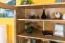 Vitrine Eiche massiv natur Aurornis 10 - Abmessungen: 200 x 96 x 40 cm (H x B x T)