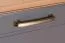 TV-Unterschrank Lotofaga 06, Farbe: Grau / Walnuss - 52 x 151 x 54 cm (H x B x T)