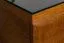 Hängeschrank "Postira" 15, Farbe: Walnuss / Schwarz, teilmassiv - Abmessungen: 53 x 161 x 34 cm (H x B x T)