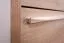 Schrank Cerdanyola 06, Farbe: Eiche / Weiß - Abmessungen: 216 x 53 x 46 cm (H x B x T)