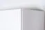 Drehtürenschrank / Kleiderschrank Siumu 22, Farbe: Weiß / Weiß Hochglanz - 224 x 137 x 56 cm (H x B x T)