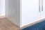 Drehtürenschrank / Kleiderschrank Siumu 22, Farbe: Weiß / Weiß Hochglanz - 224 x 137 x 56 cm (H x B x T)