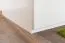 Drehtürenschrank / Kleiderschrank Siumu 22, Farbe: Weiß / Weiß Hochglanz - 224 x 137 x 56 cm (H x B x T)