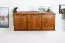 Hängeschrank Kiefer Vollholz massiv Eichefarben 024- Abmessung 50 x 120 x 60 cm (H x B x T)